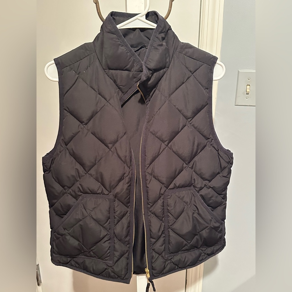 Jcrew Black vest size medium